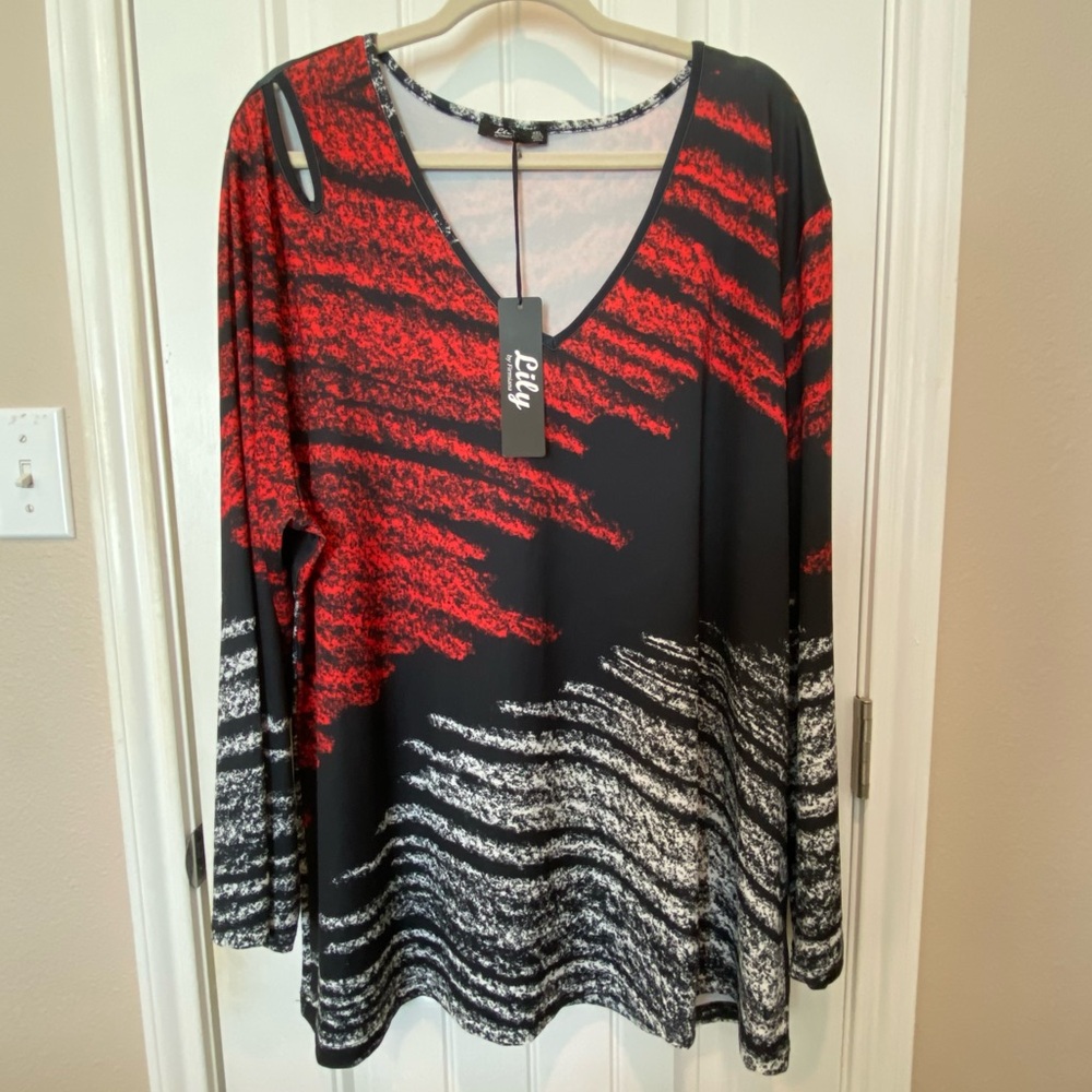 Lily by Firmiana Blouse Size 4X